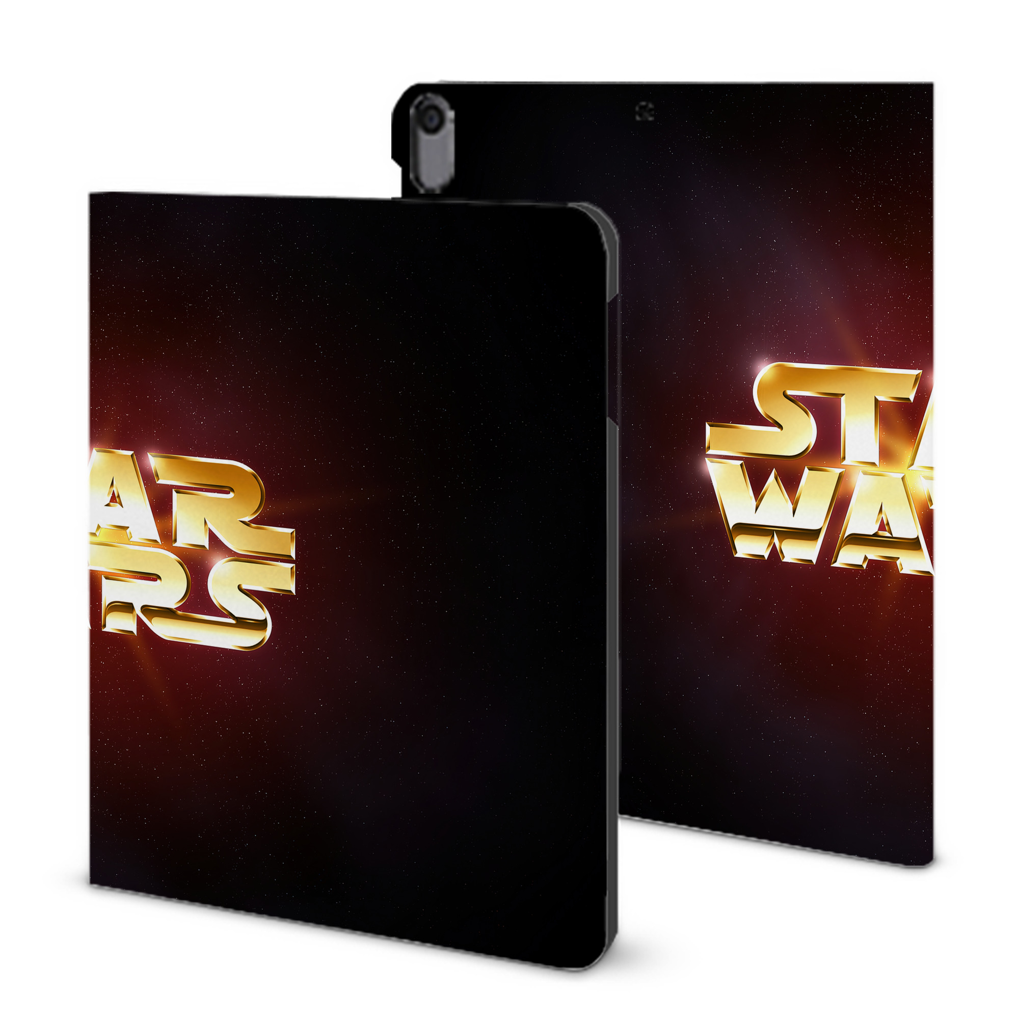 （画像用） スター・ウォーズ Star Wars IPad ケース ブック型 PUレザー TPU 耐衝撃 軽量 薄型 ペン収納なし 全面保護 IPad 各モデル対応
